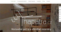 Desktop Screenshot of napatra.cz