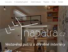Tablet Screenshot of napatra.cz